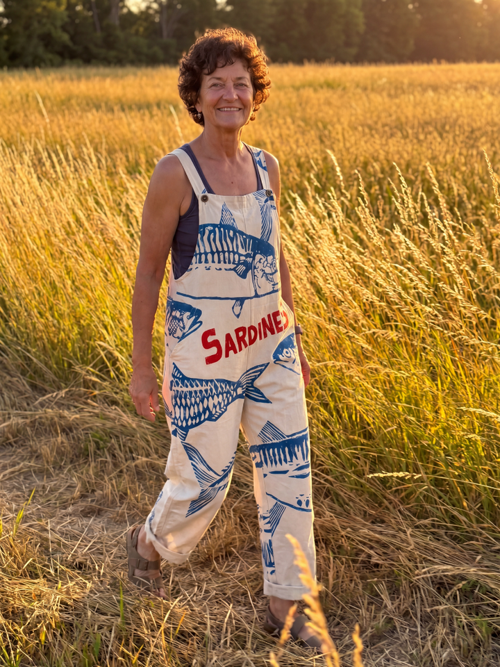 Zuri | Fish Motif Jumpsuit