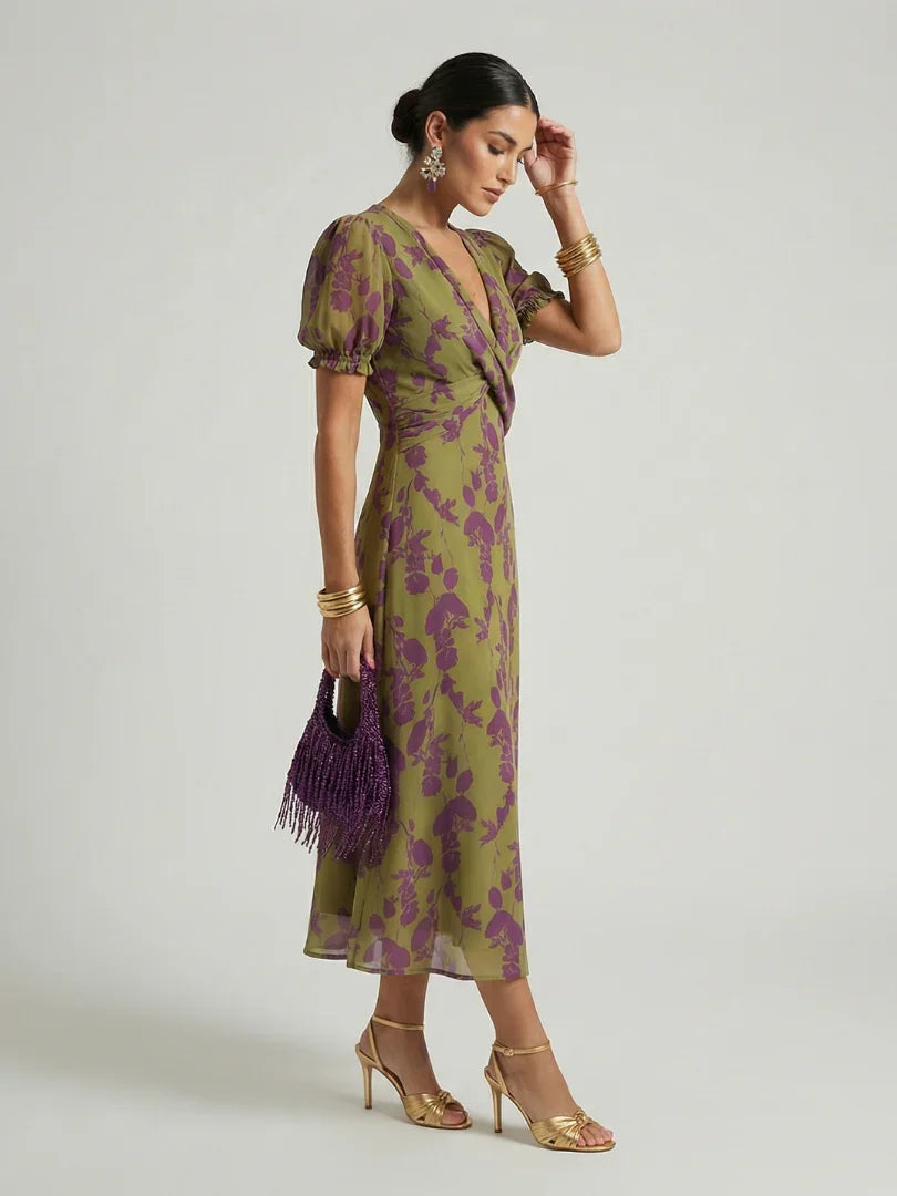 Virel | Relaxed Floral Midi Dress