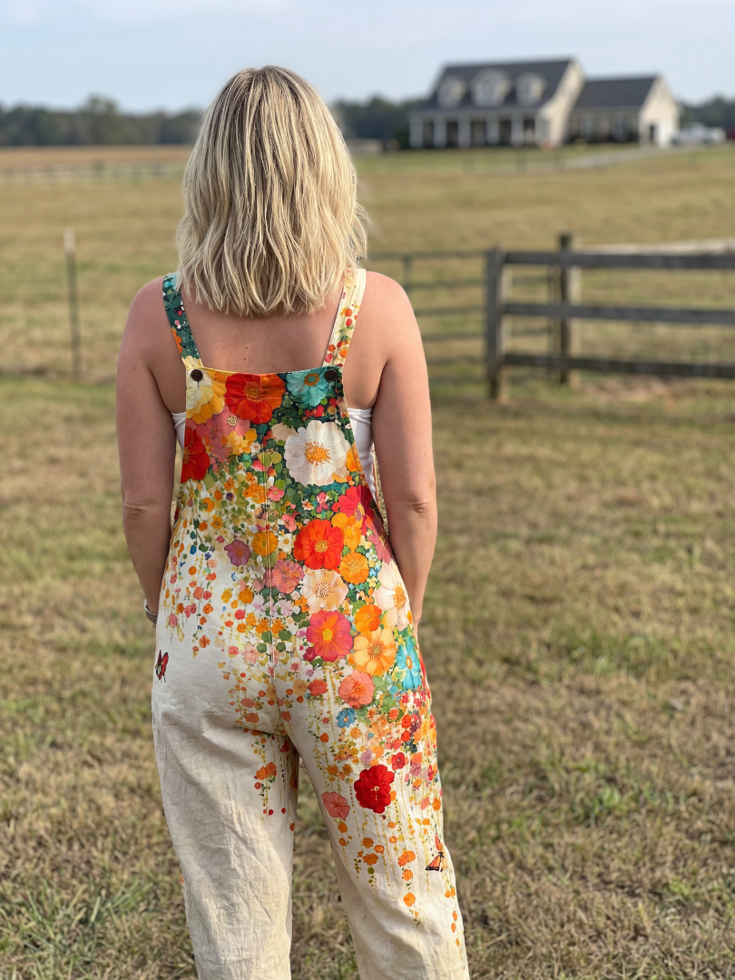 Vesia | Floral Relaxed Jumpsuit